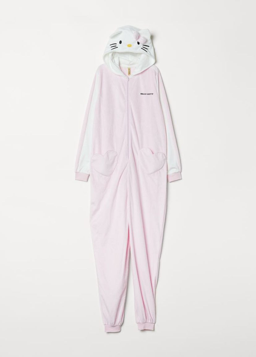 Рожева піжама-кінгурумі hello kitty комбінезон H&M