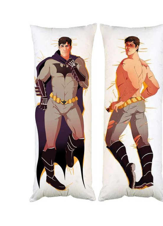 Дакимакура декоративная подушка для обнимания Бэтмен Брюс Вэйн двухсторонняя 50*170 No Brand (258991060)
