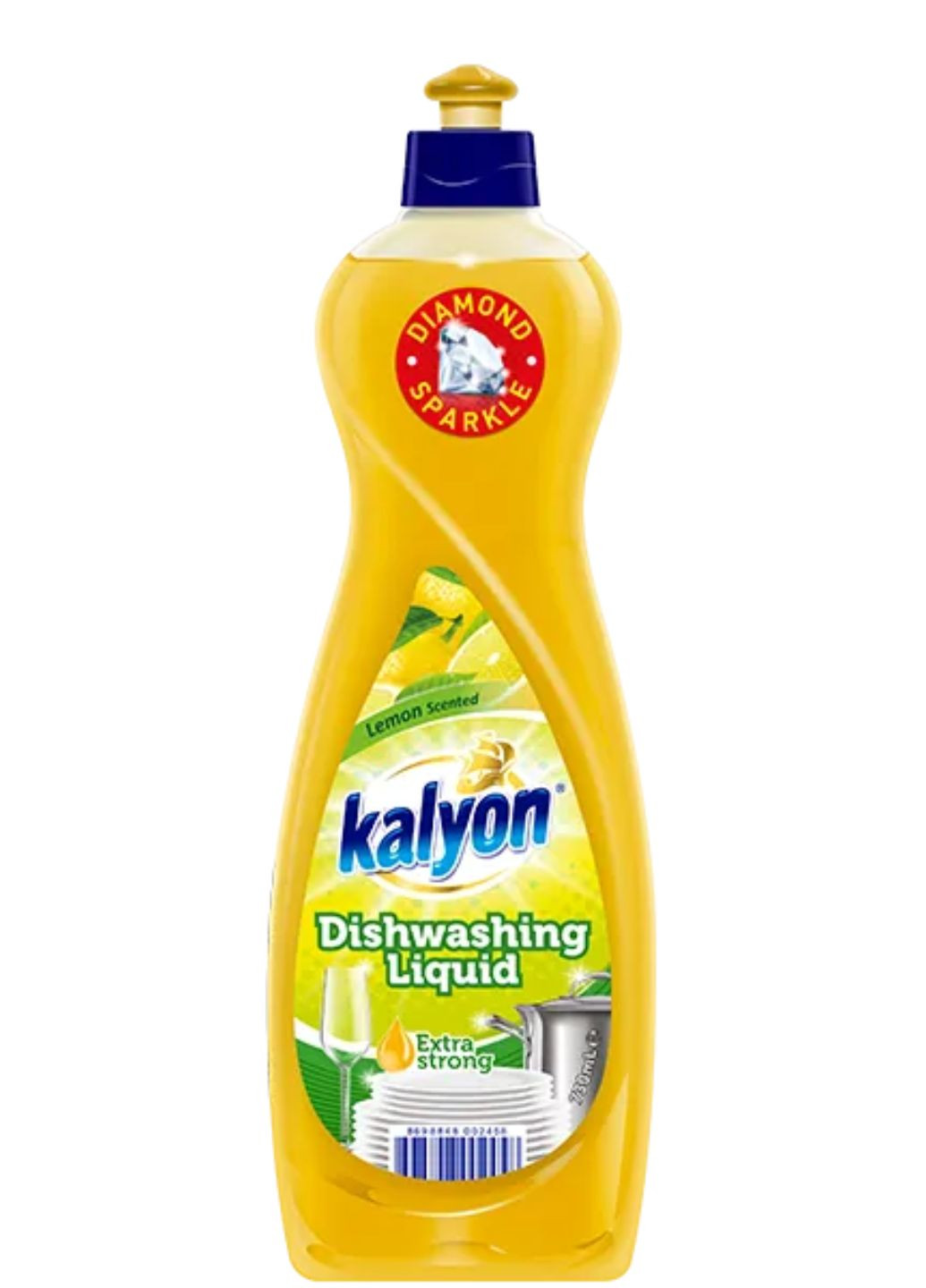 Рідкий засіб для миття посуду Liquid лимон 1225 мл Kalyon (269691276)