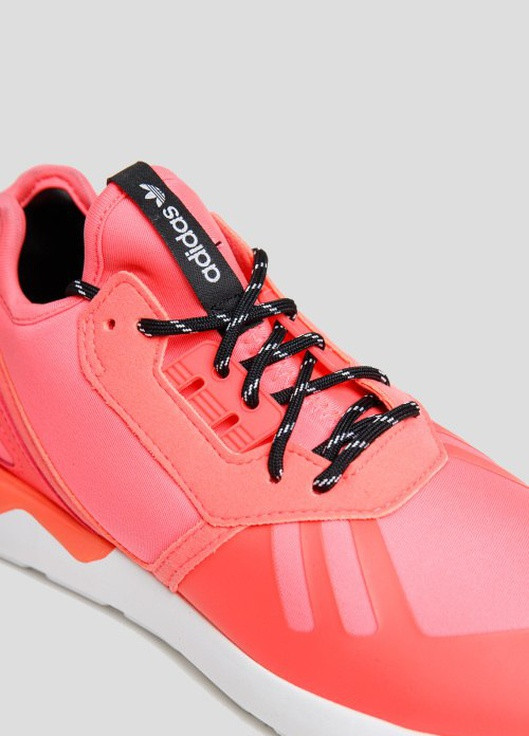 Коралові всесезонні жіночі кросівки adidas tubular runner k
