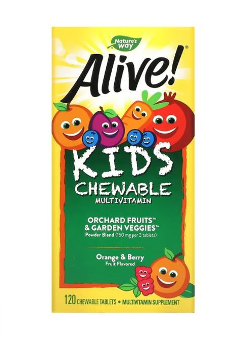 , Alive Kids ! комплекс мультивитаминов для детей Nature's Way (266146515)