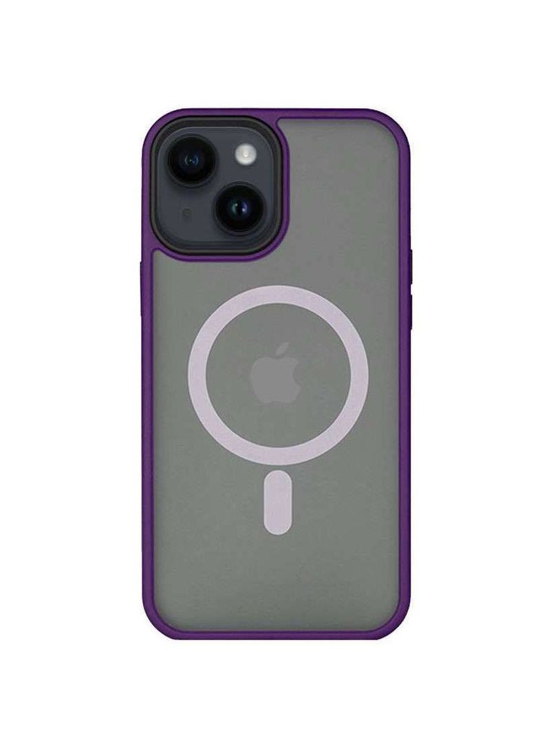 TPU+PC з металевими кнопками та MagSafe на Apple iPhone 14 (6.1") Epik (260873925)