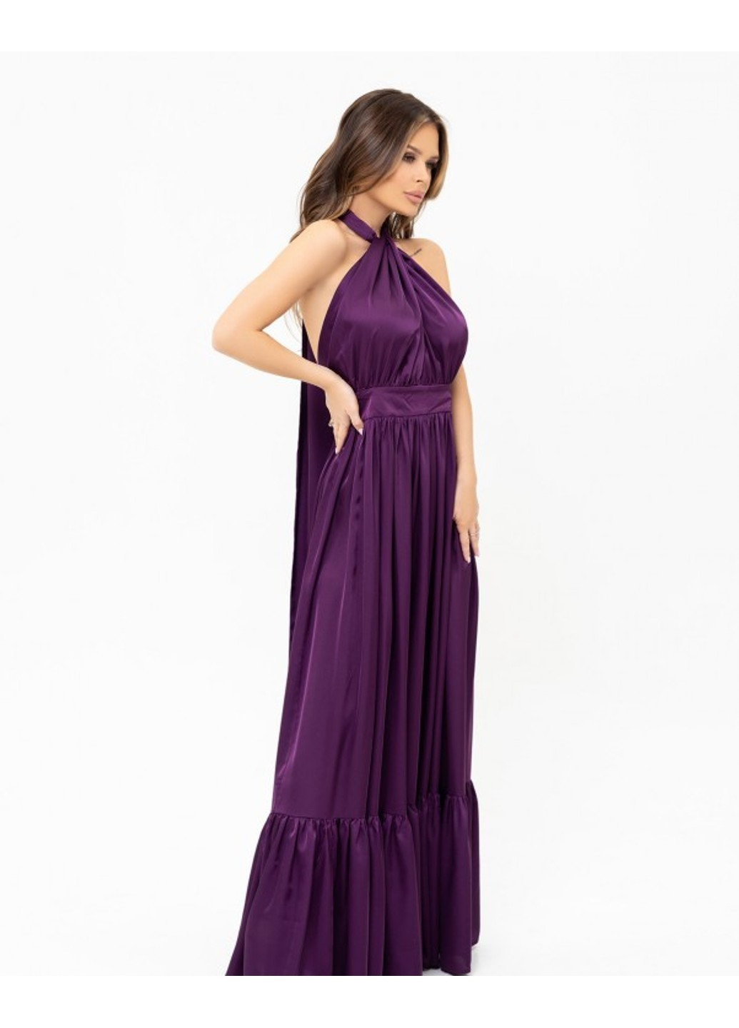Фиолетовое повседневный платья 13925 фиолетовый ISSA PLUS