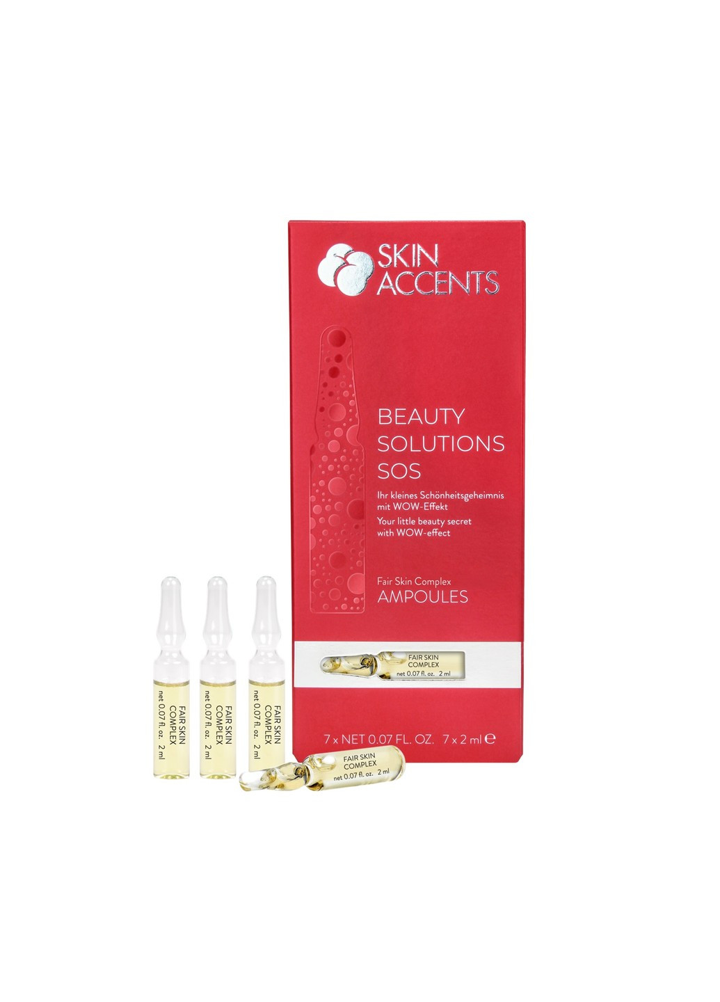Освітлюючий комплекс Fair Skin Complex Skin Accents Inspira 2х7 мл Inspira:cosmetics (269237791)