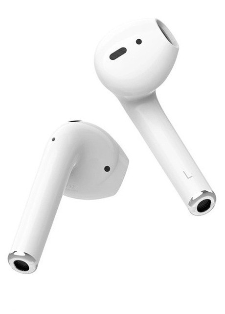 Беспроводные наушники (Bluetooth 5.0, Блютуз, Стиль AirPods) - Белые Hoco ew01 (259351491)