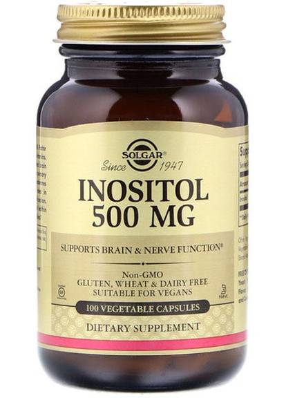 Inositol 500 mg 100 Veg Caps Solgar (256723938)