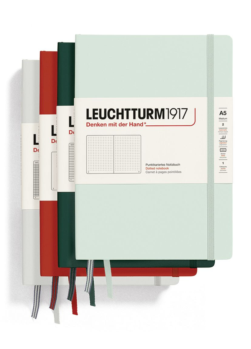 Блокнот, Середній, Light Grey, Клітинка Leuchtturm1917 (269901208)