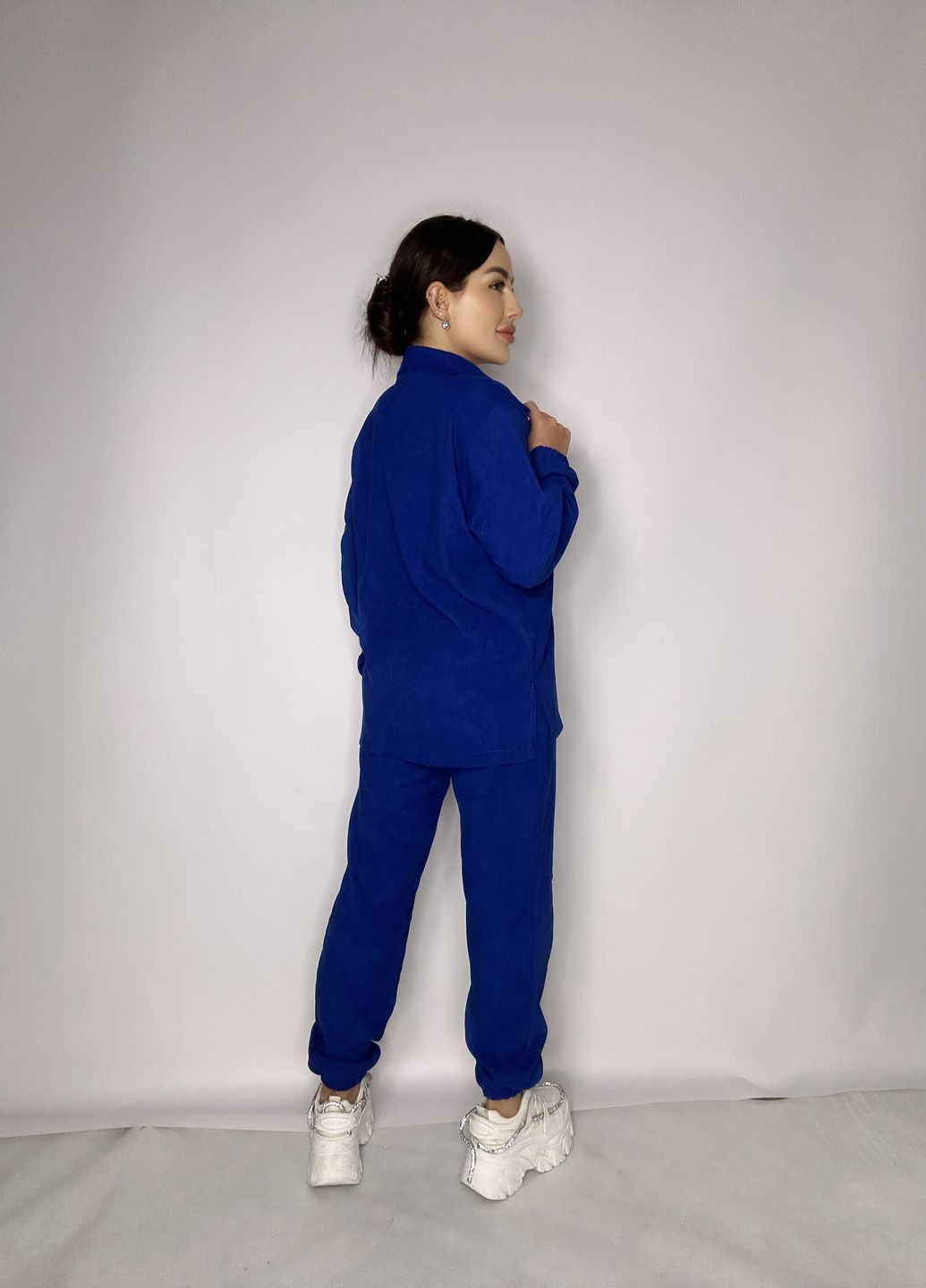 Жіночий стильний зручний костюм сорочка та джогери InFashion костюм (278015684)