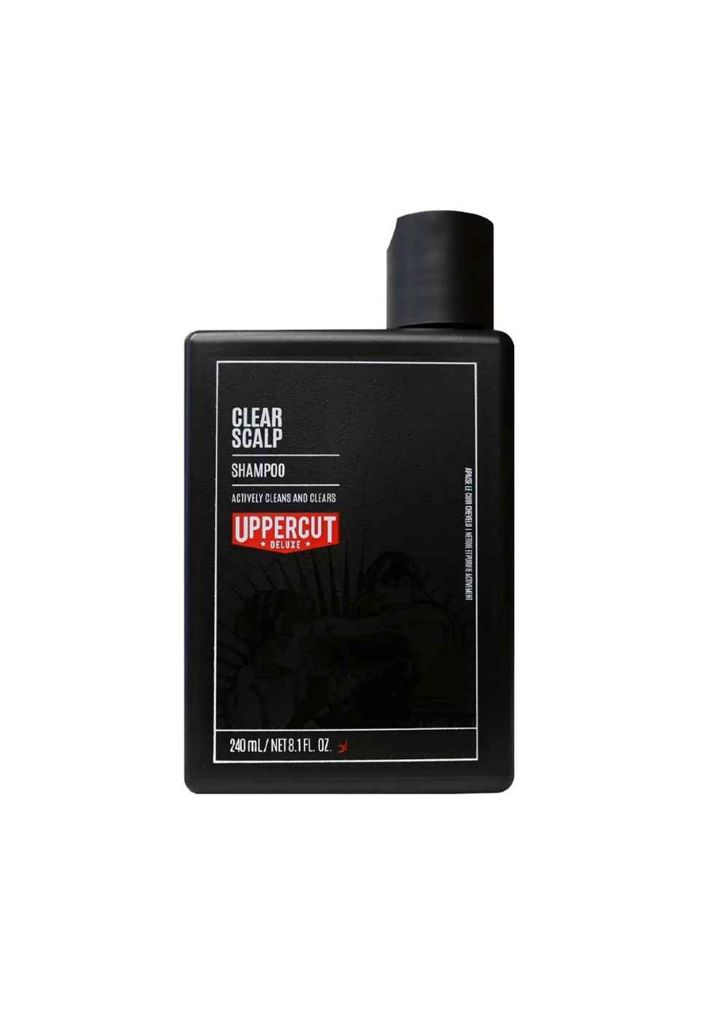 Очищуючий заспокійливий шампунь для шкіри голови Clear Scalp Shampoo Uppercut Deluxe (276842109)