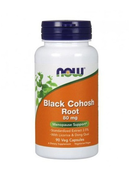 Black Cohosh Root 80 mg 90 Veg Caps Now Foods (256720557)