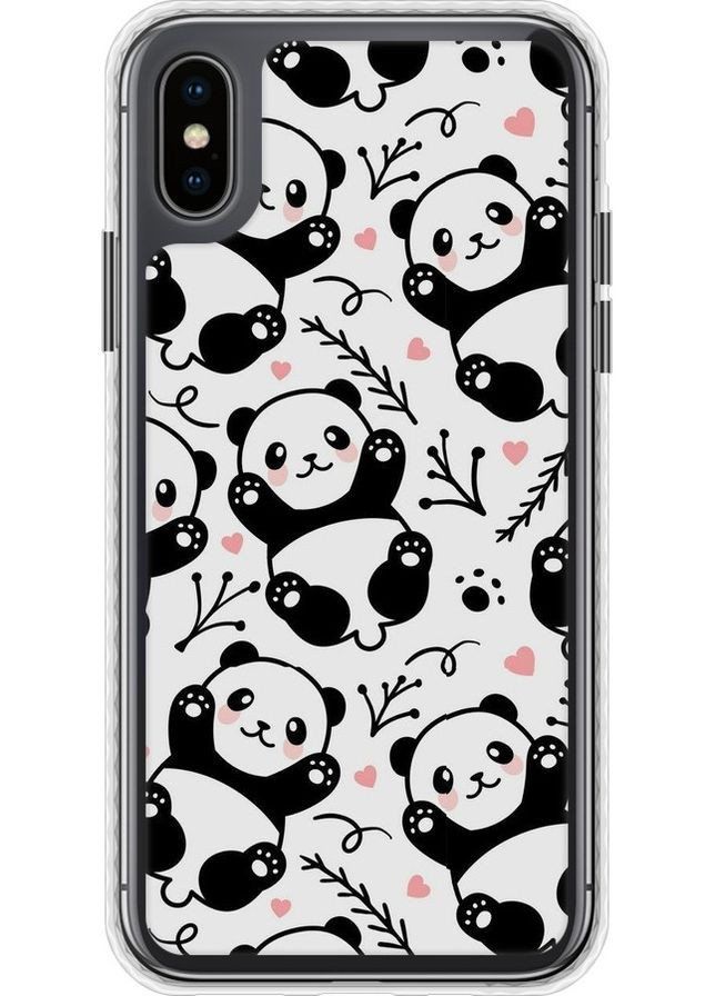 Чехол Bumper чехол 'Панды' для Endorphone Apple iPhone XS (261328178)