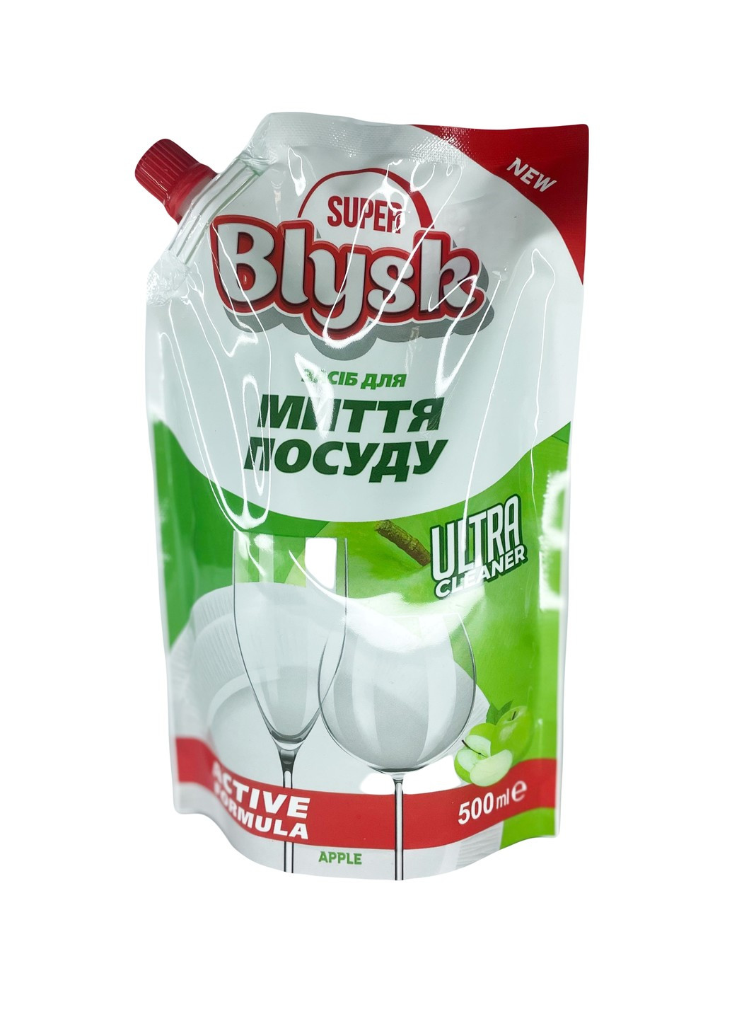 Средство для мытья посуды Яблоко (концентрат) 500мл Super Blysk (263206755)
