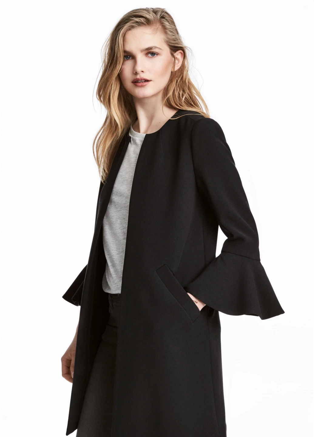 Чорний тренч,чорний, H&M