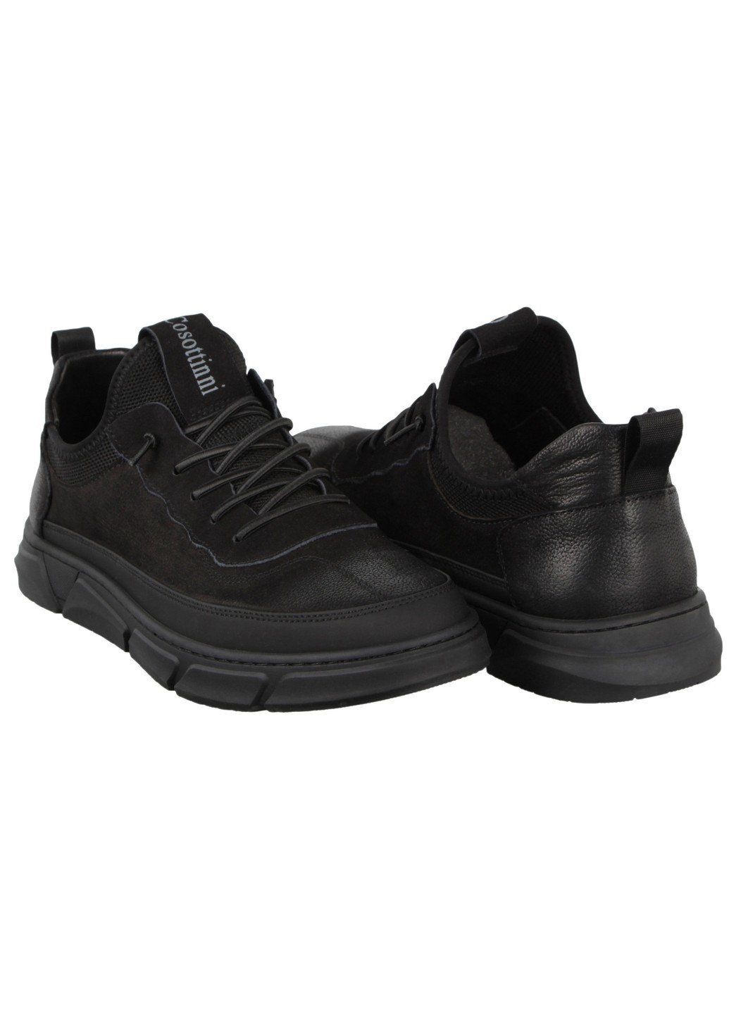 Чорні Осінні чоловічі кросівки 198036 Cosottinni