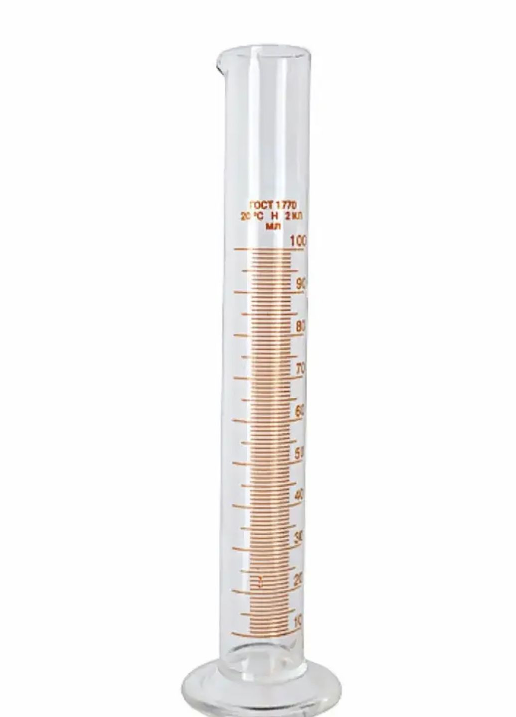 Мерный цилиндр колба для спиртометра виномера со стеклянным основанием Стеклоприбор 100 мл СТЕКЛОПРИБОР (274382522)