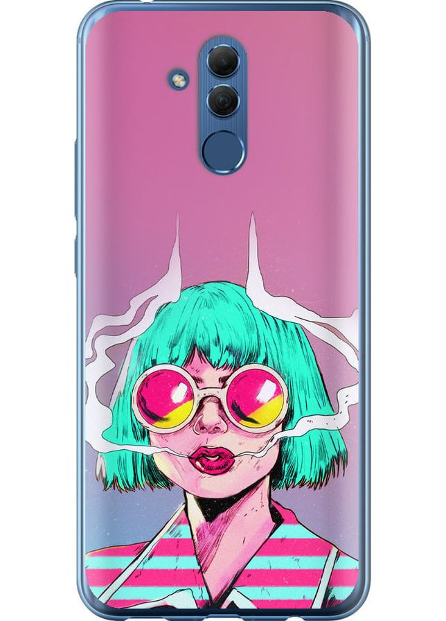 Силіконовий чохол 'Поп арт дівчина' для Endorphone Huawei Mate 20 Lite (276194538)
