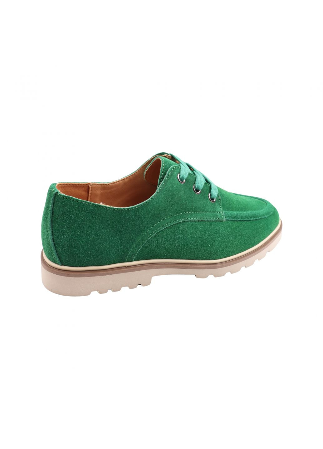 Туфли женские зеленые натуральная замша Gifanni