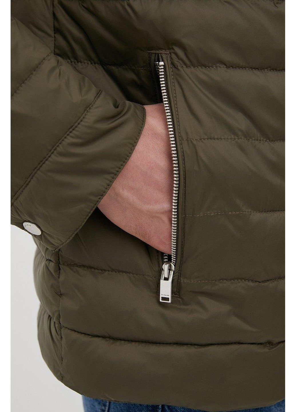Оливковая (хаки) демисезонная куртка fbc21018-907 Finn Flare