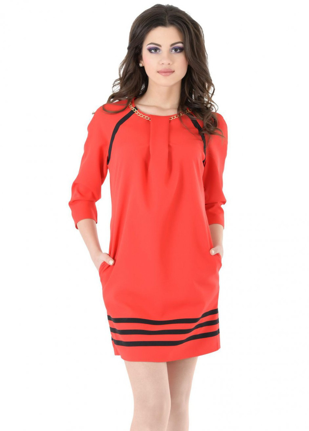 Красное сукнi норма сукня (ут000036678) Lemanta