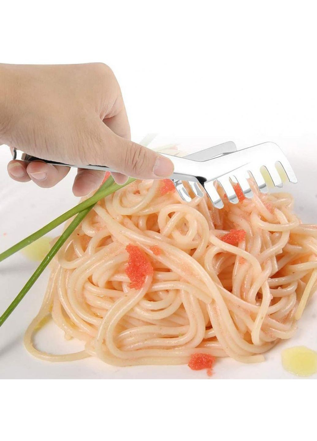 Щипці граблі для спагеті з нержавіючої сталі 24 см Kitchen Master (264189164)
