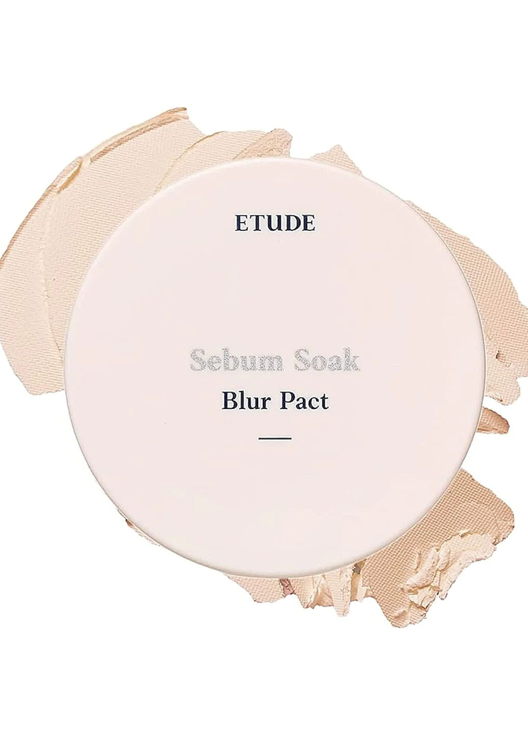 Пудра SEBUM SOAK BLUR PACT компактна матуюча з ефектом фотошопу, 9г Etude House (257472087)