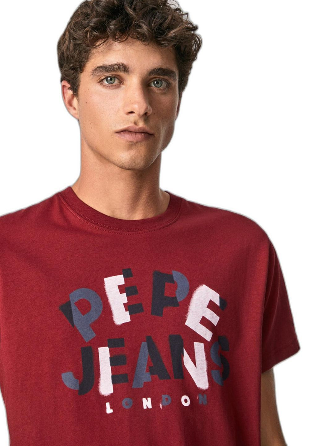 Червона футболка Pepe Jeans