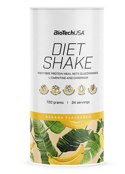 Diet Shake 720 g /24 servings/ Banana Biotechusa (257079619)