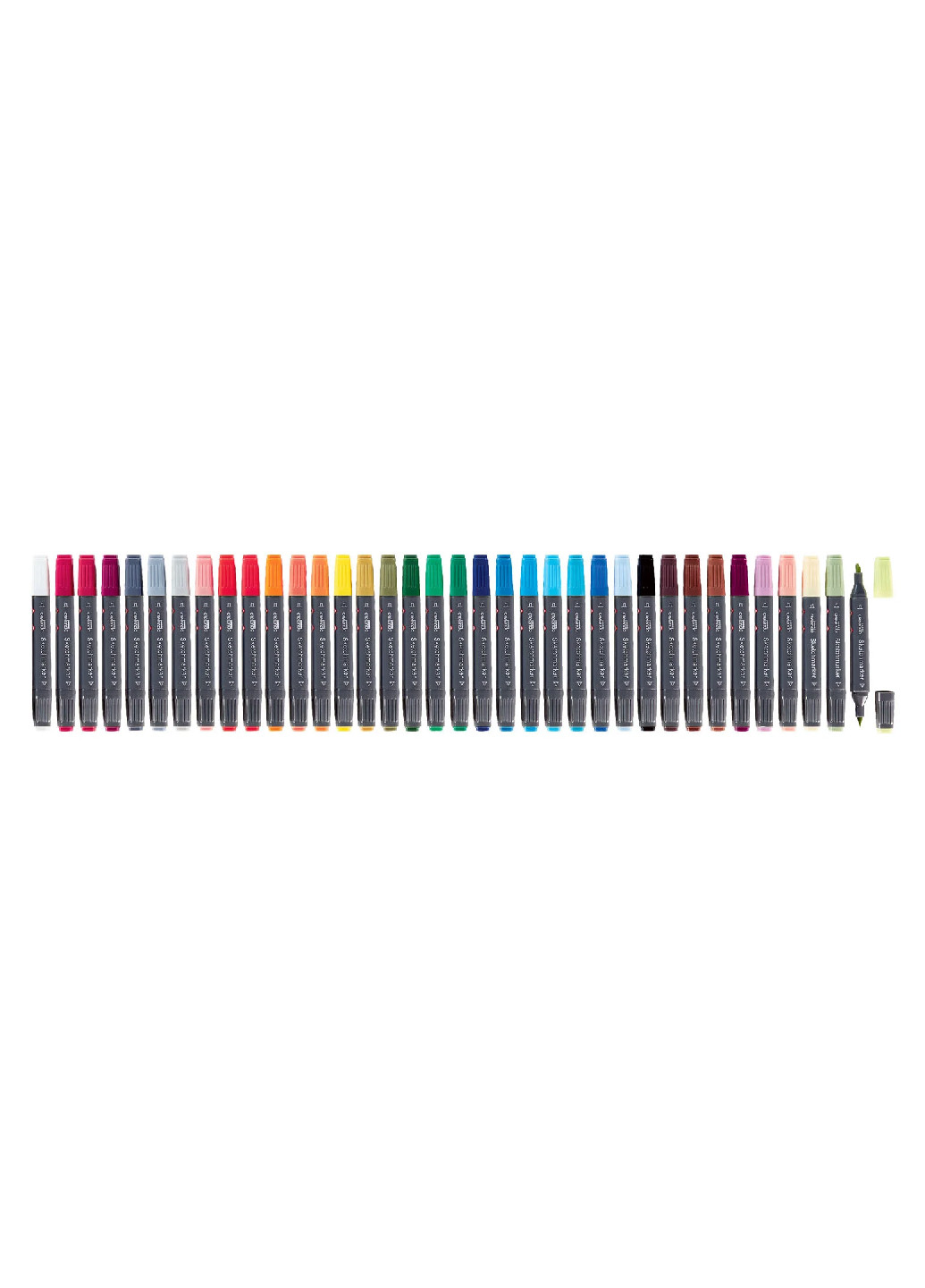 Скетч маркеры двусторонние для эскизов 36 цвета Crelando (260450944)