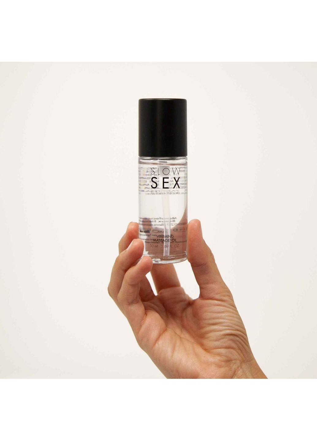 Розігрівальна їстівна масажна олія Slow Sex Warming massage oil Bijoux Indiscrets (258287738)