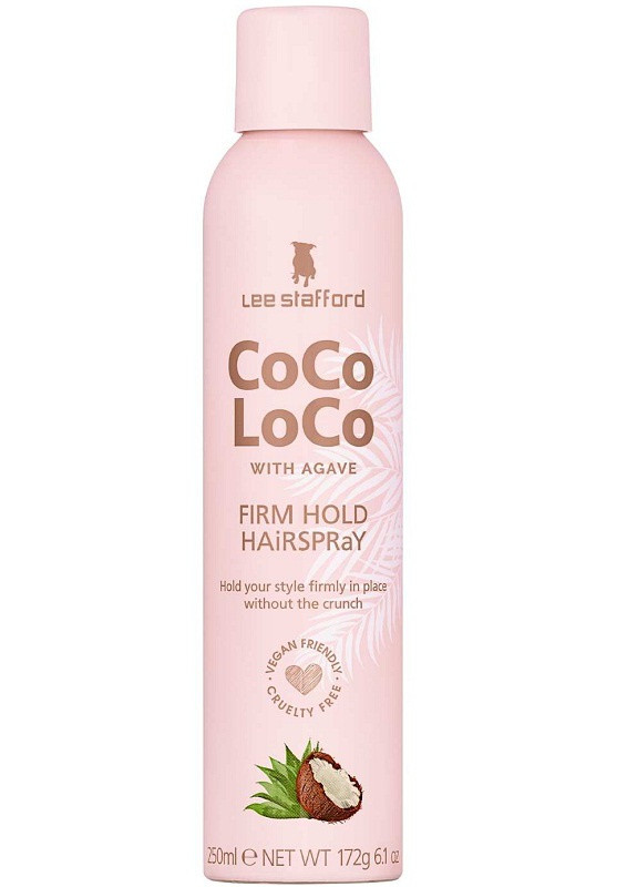 Фиксирующий спрей для укладки волос Coco Loco With Agave Firm Hold Hairspray 250 мл Lee Stafford (256873838)