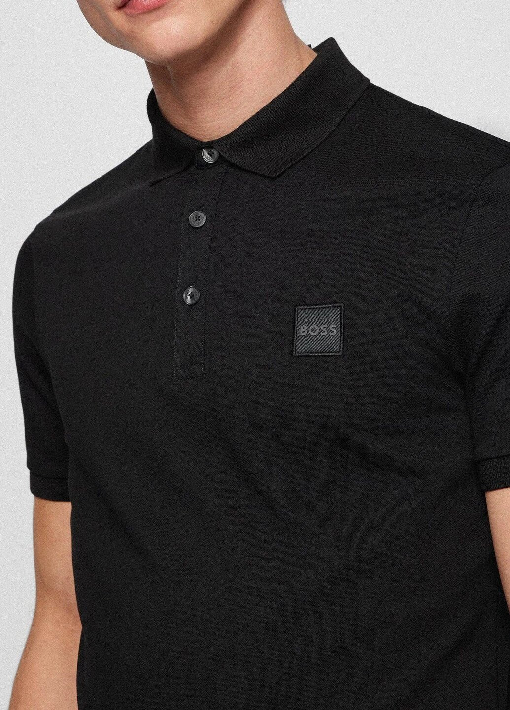 Поло чоловіче Hugo Boss boss cotton regular-fit polo shirt with logo patch (262093144)