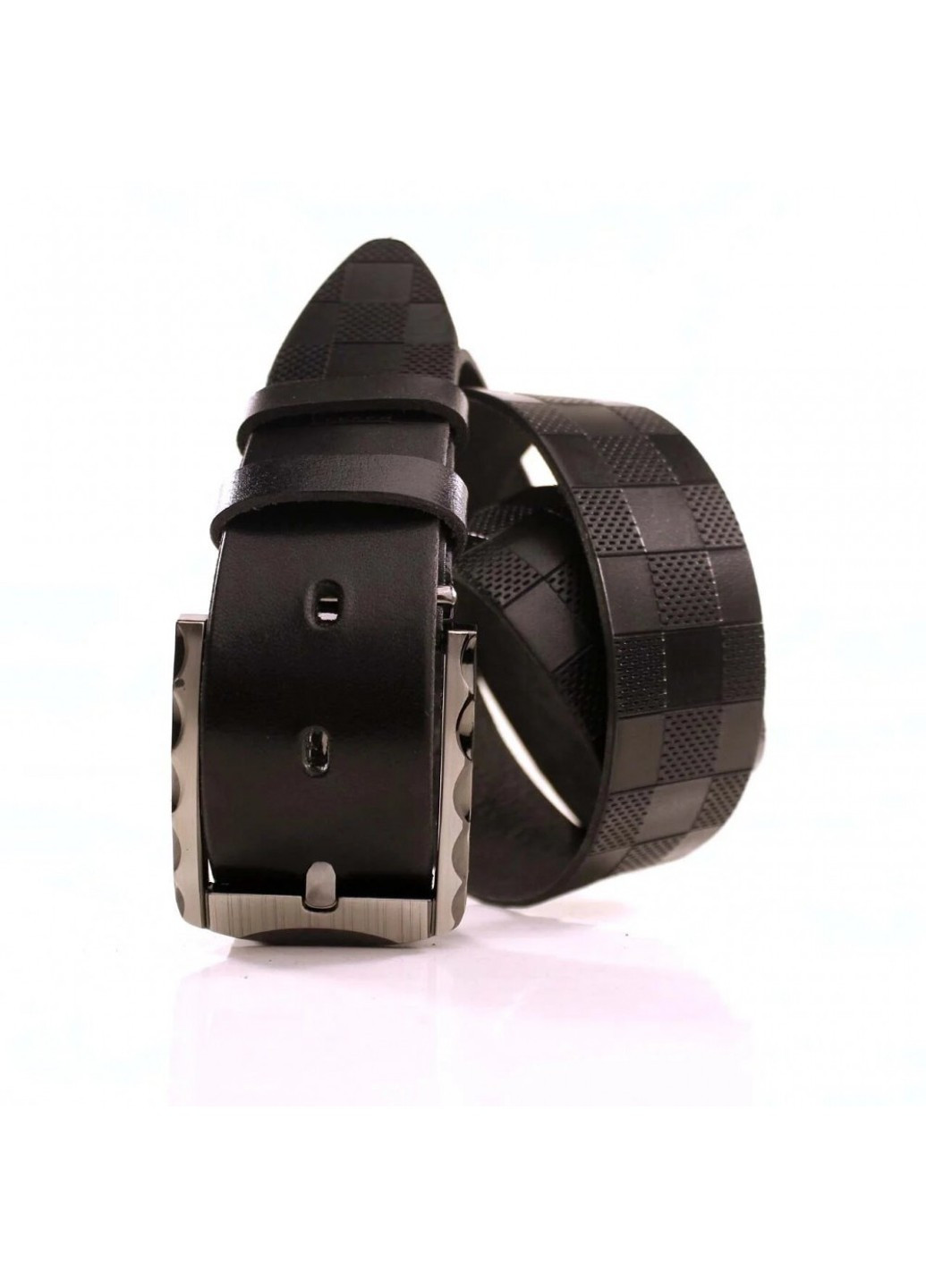 Шкіряний чоловічий пояс у коробці L40U1W20-M Lazar (261856283)