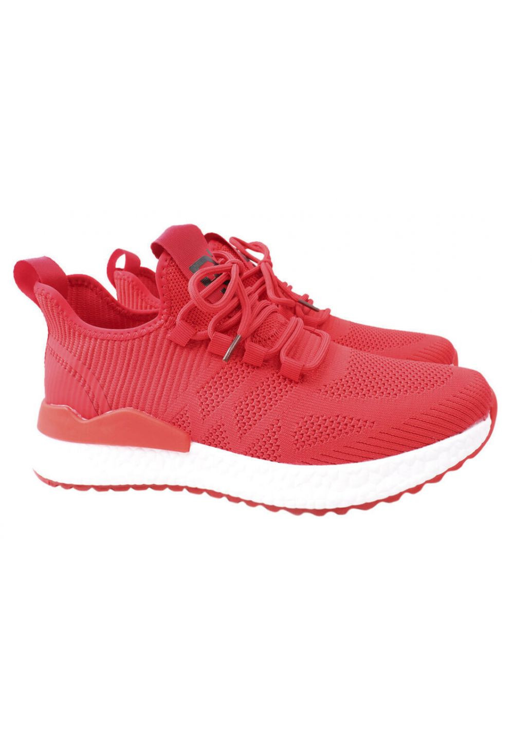 Червоні кросівки чоловічі з текстилю, на низькому ходу, на шнурівці, червоні, Lifexpert 600-21DK