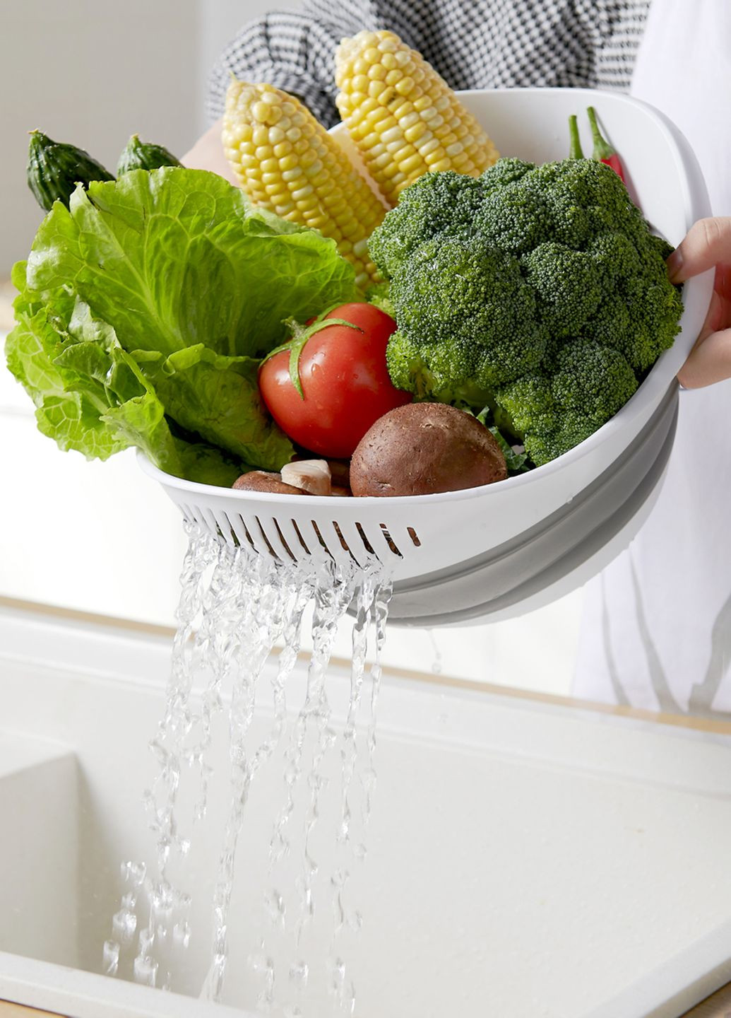 Друшляк складаний 3600 мл, 31х25,5х16,8 см MVM (267311962)