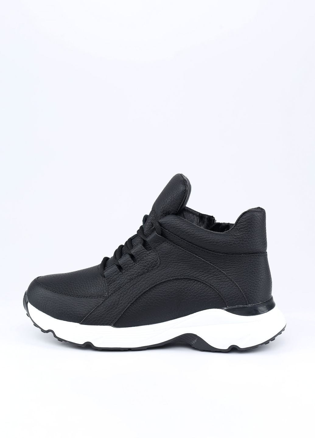 Черные зимние женские кроссовки цвет черный цб-00221801 Yuki