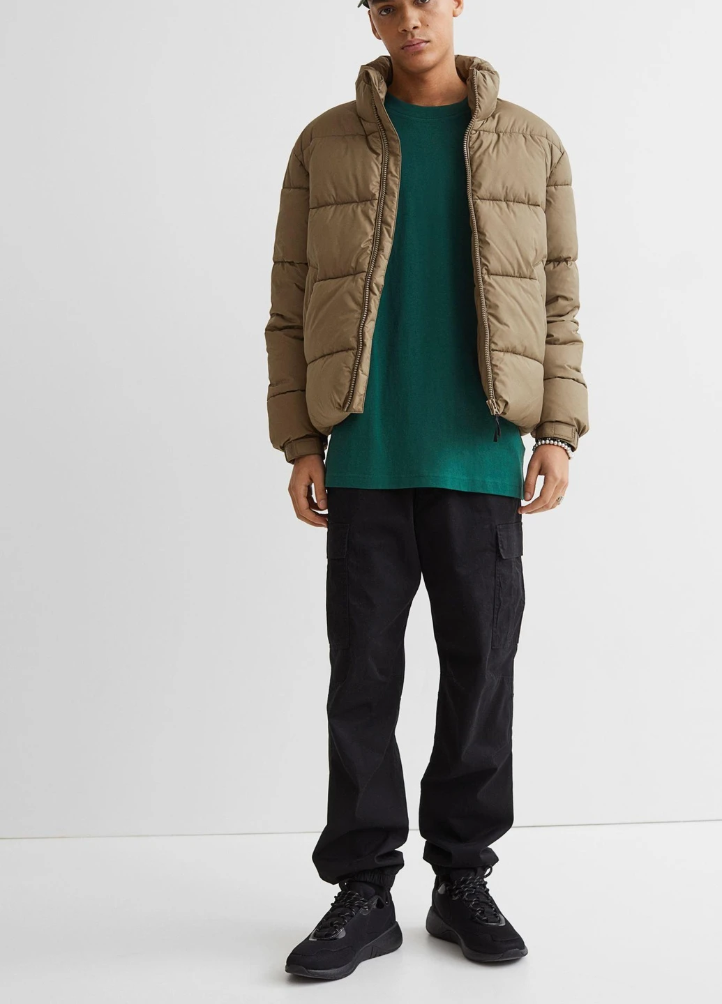 Оливковая (хаки) куртка демісезон,хакі, H&M