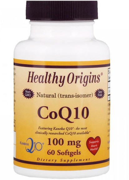CoQ10 100 mg 60 Softgels Healthy Origins (256723895)