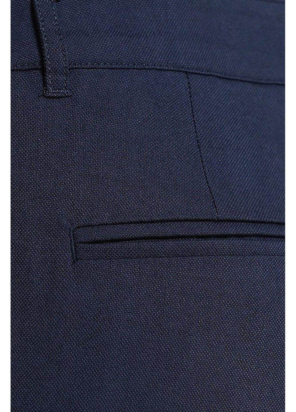 Темно-синие кэжуал летние зауженные брюки Finn Flare