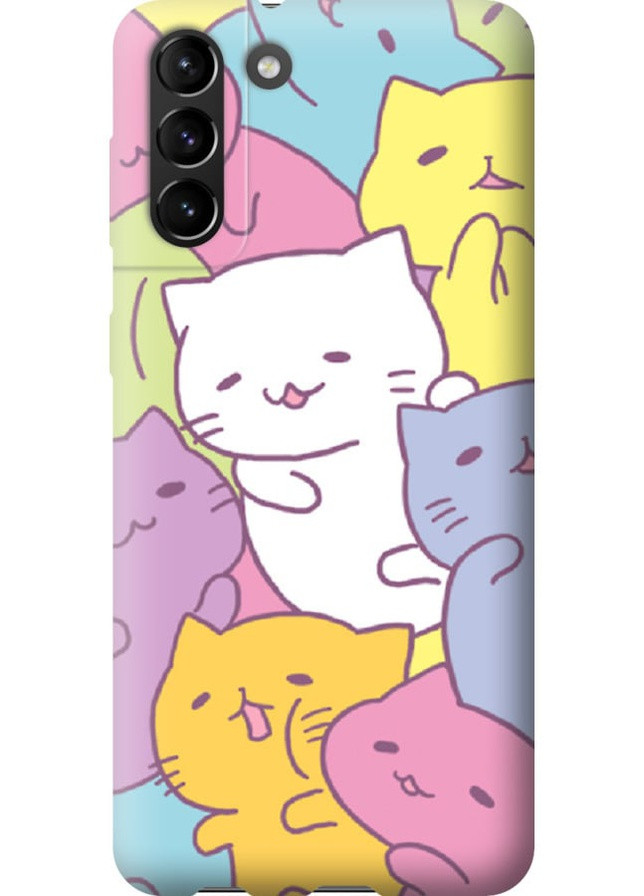 2D пластиковый чехол 'Котики' для Endorphone Samsung Galaxy S21 Plus (258262854)