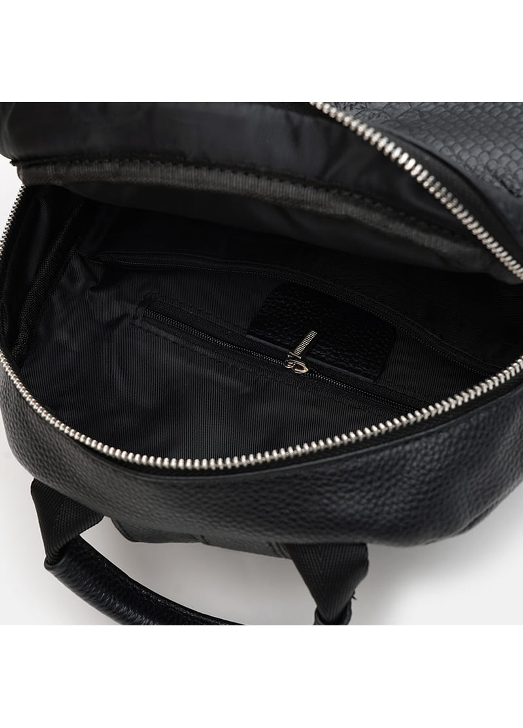 Женский кожаный рюкзак K18663bl-black Keizer (271665106)