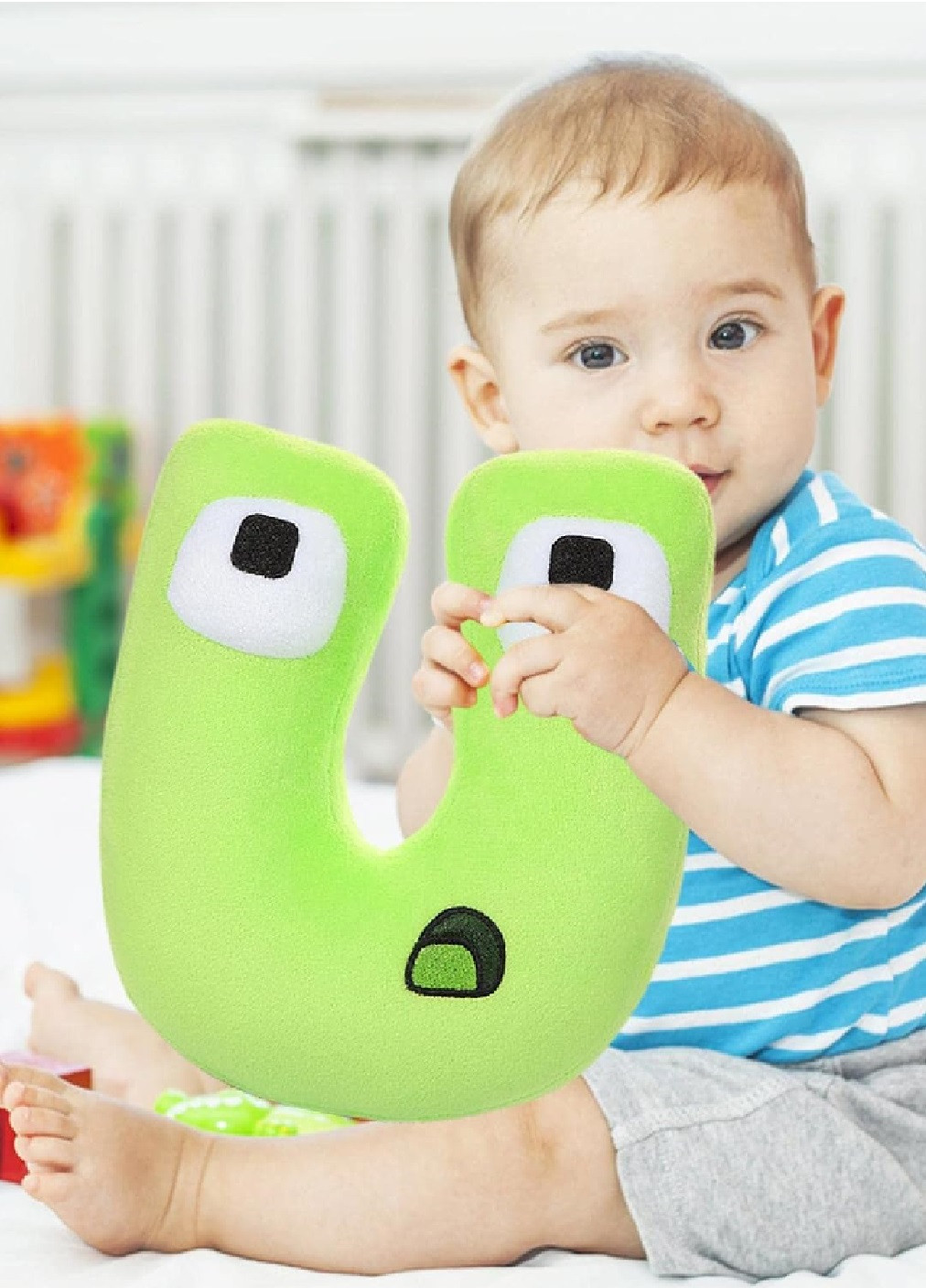 Мягкая плюшевая развивающая игрушка для детей малышей английский алфавит лор из игры роболокс 20 см (475683-Prob) Буква U Unbranded (269993124)