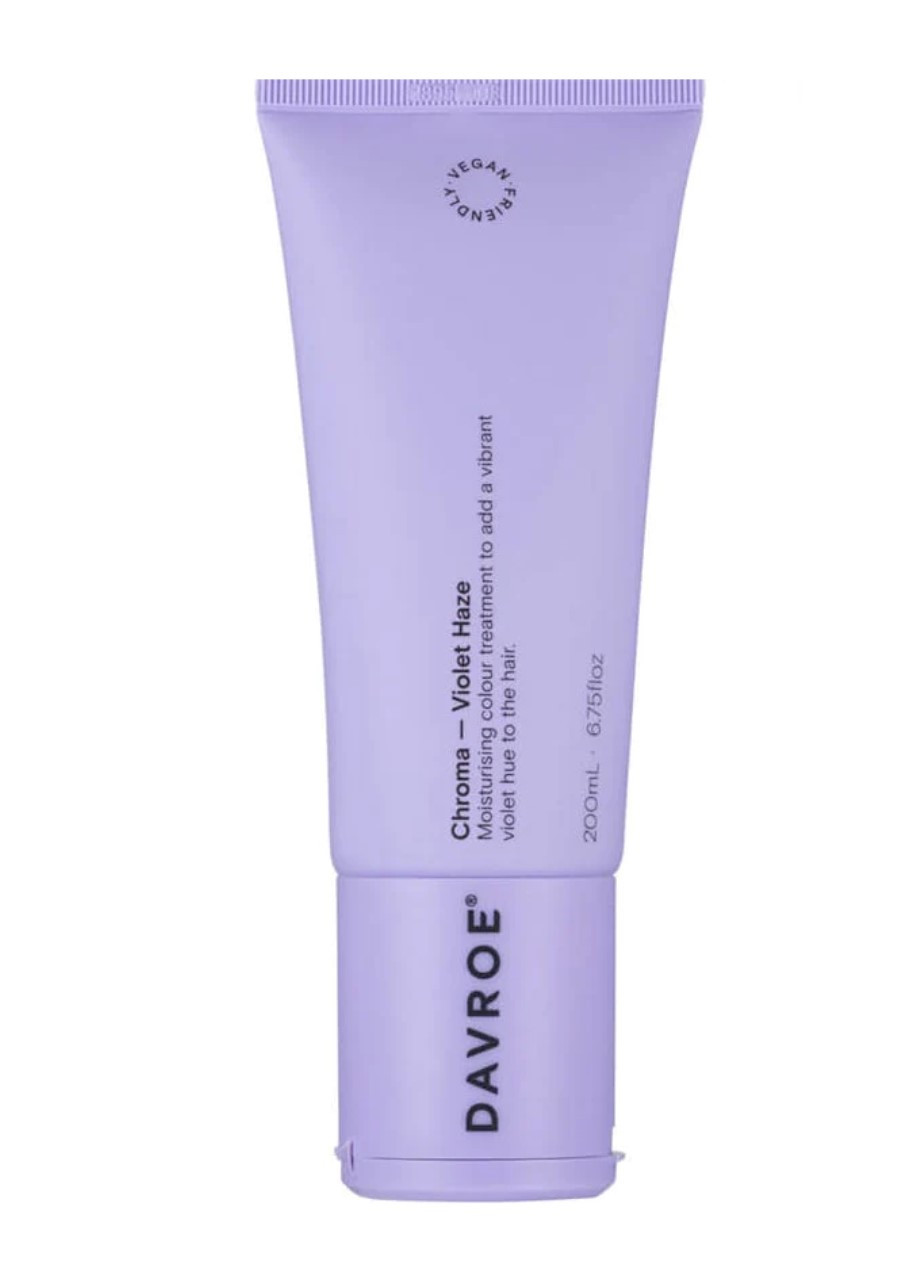 Увлажняющая маска, придающий фиолетовый оттенок волосам Chroma Violet Haze 200 мл Davroe (267507004)