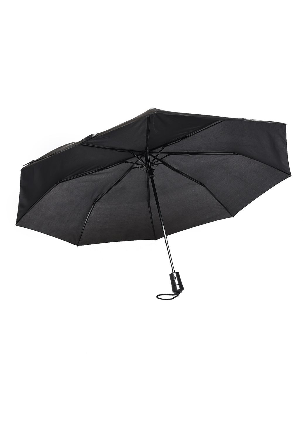Зонт полуавтомат черного цвета Let's Shop (260024722)
