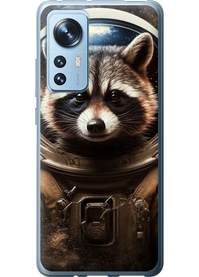 Силиконовый чехол 'Raccoon austronaut' для Endorphone xiaomi 12 (276395749)