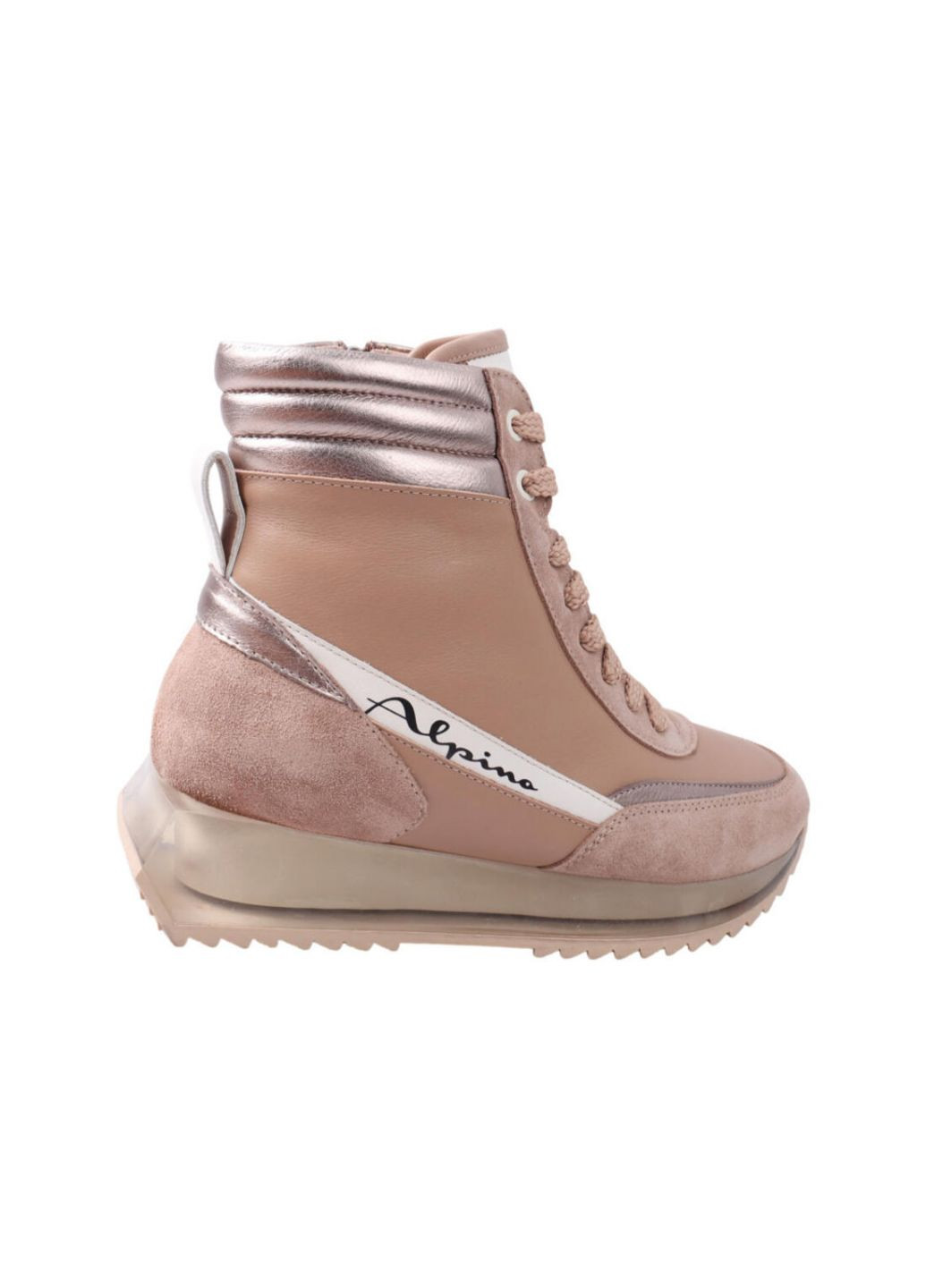 Черевики жіночі бежеві натуральна шкіра Alpino 322-22ZHS (257438578)