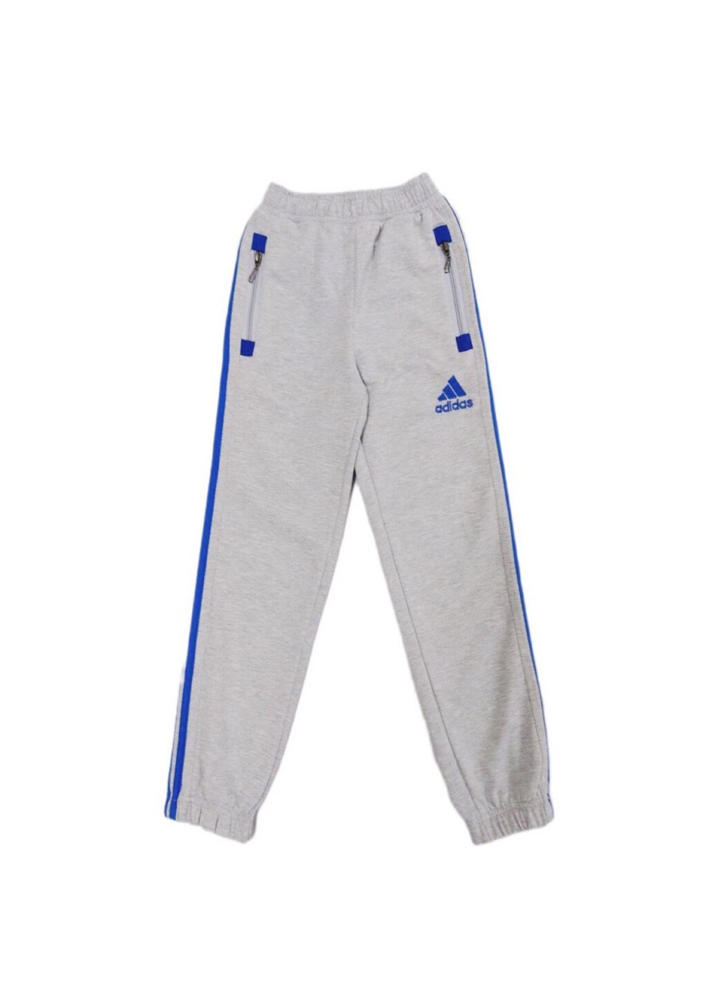 Серо-синие спортивные демисезонные брюки Модняшки