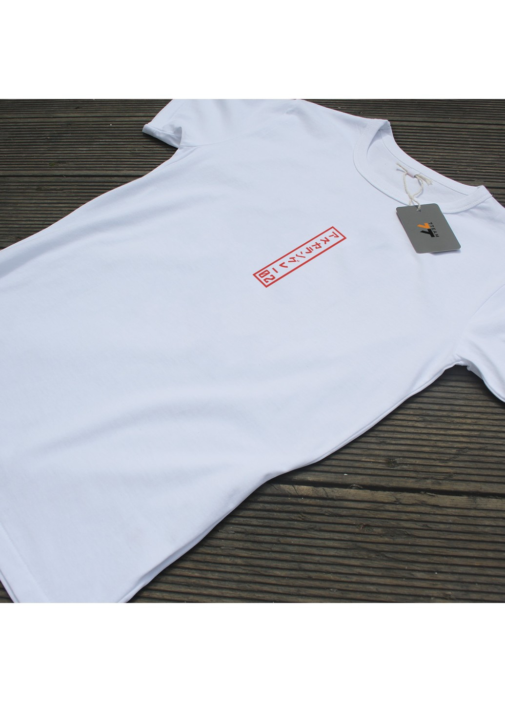 Біла футболка з принтом євангелион - юніт 02 No Brand
