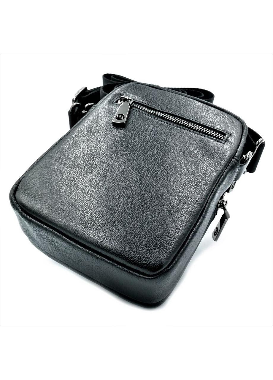 Мужская кожаная сумка H.T.Leather чёрного цвета SKL85-296474 New Trend (259161361)