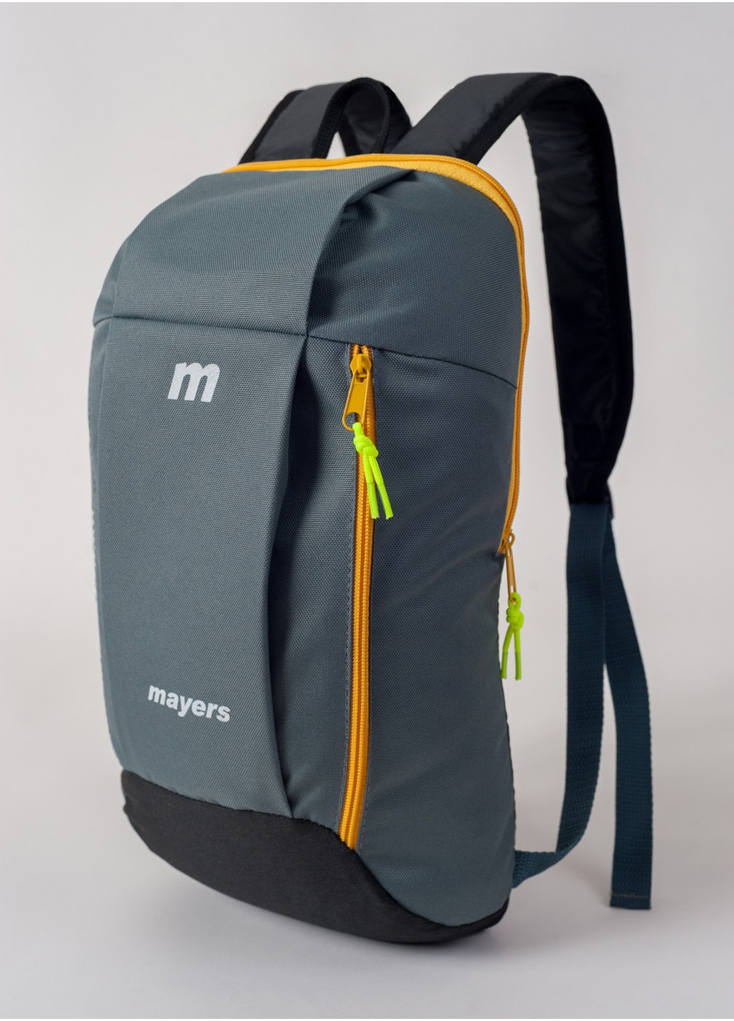 Рюкзак для детей и подростков серого цвета Mayers в спортивном стиле на каждый день износостойкий 10 литров No Brand (258591347)