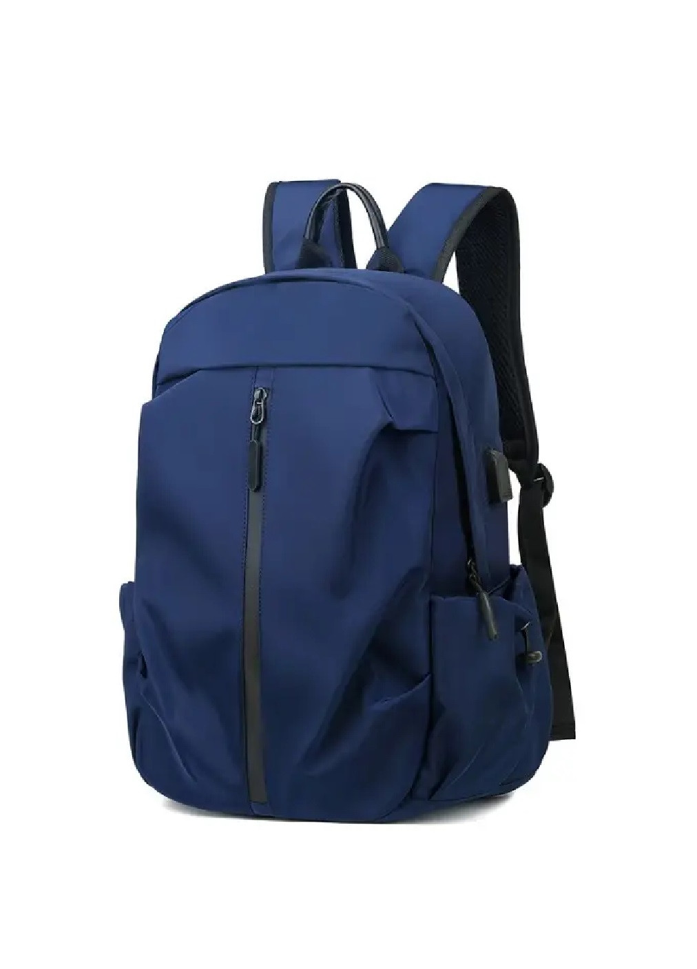 Рюкзак сумка спортивний компактний на кожен день з USB виходом 45х30х15 см об'єм 20 л (475242-Prob) Синій Unbranded (263678379)